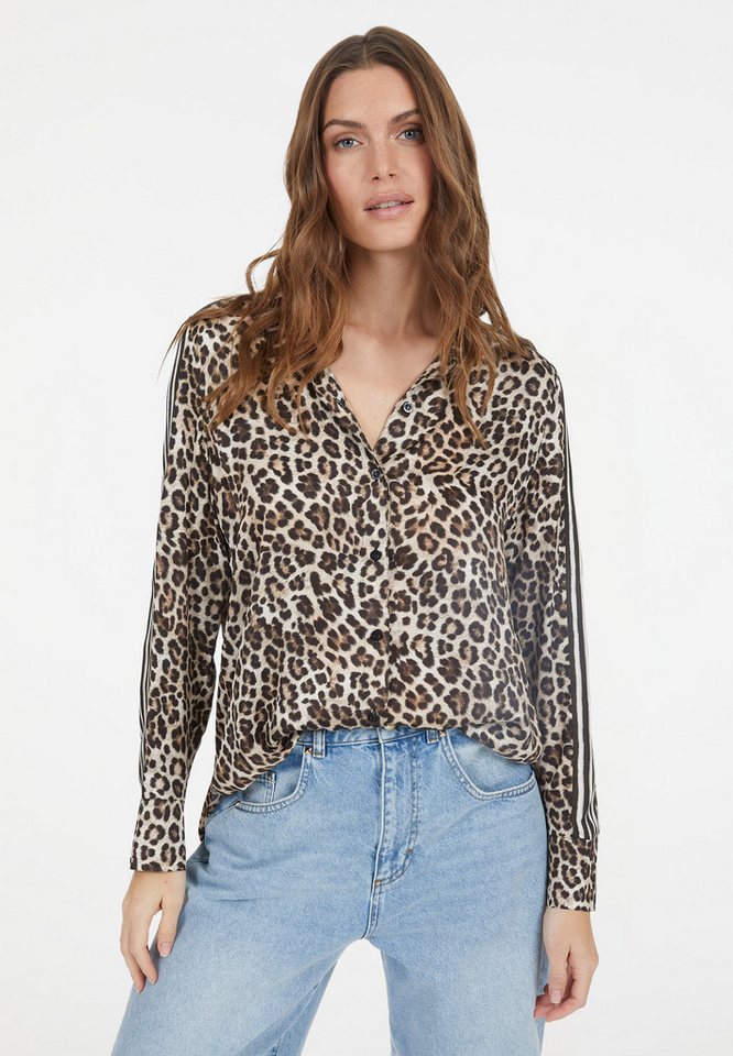 MARC AUREL Hemdbluse mit Leoprint und Streifen MARC AUREL Hemdbluse mit Leoprint und Streifen von MARC AUREL