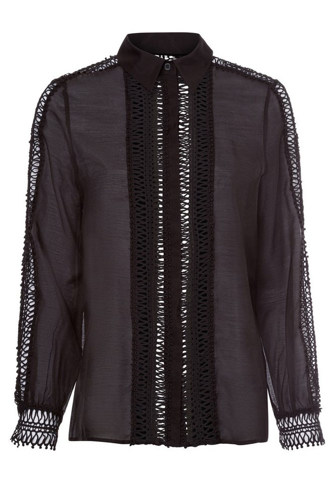 MARC AUREL Hemdbluse mit Spitzen-Bändern von MARC AUREL