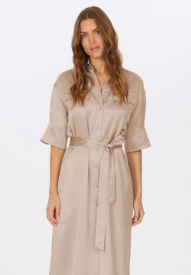 MARC AUREL Hemdblusenkleid aus lässigem Satin von MARC AUREL