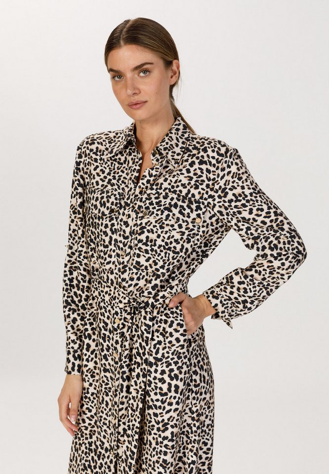 MARC AUREL Hemdblusenkleid mit Leopardenprint von MARC AUREL