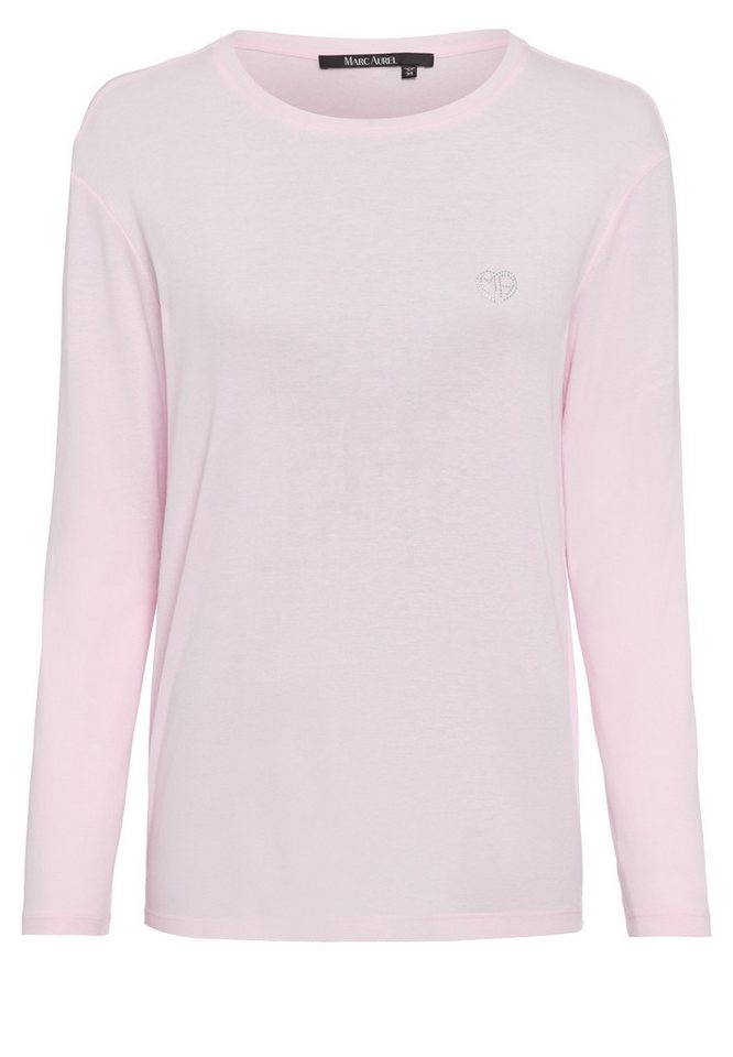 MARC AUREL Langarmshirt mit glitzer Herz von MARC AUREL