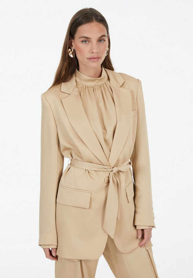 MARC AUREL Longblazer aus mattem Satin von MARC AUREL