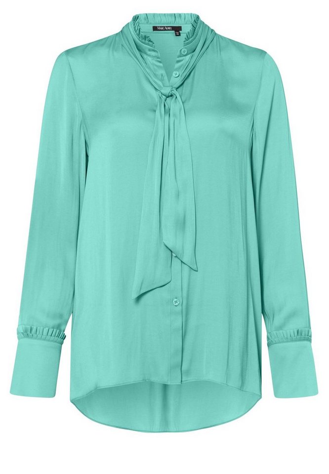 MARC AUREL Longbluse Bluse mit modischem Schal von MARC AUREL