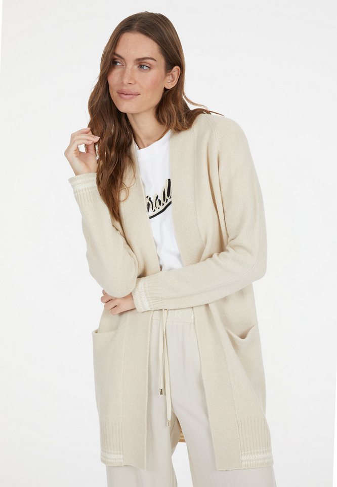 MARC AUREL Strickjacke mit Glanz-Details von MARC AUREL