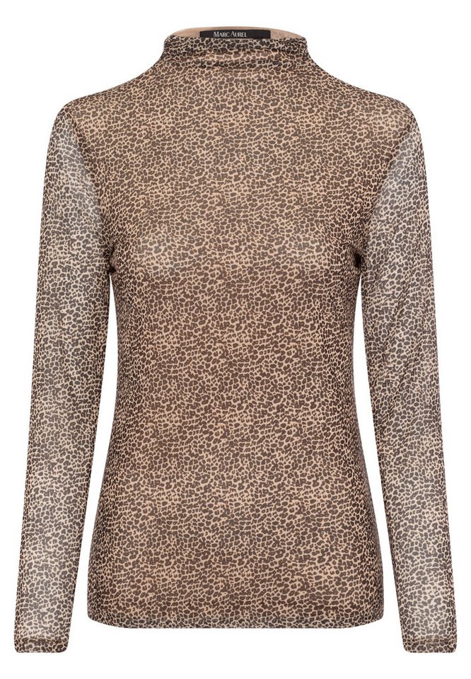 MARC AUREL T-Shirt mit Minimal Leo-Print von MARC AUREL