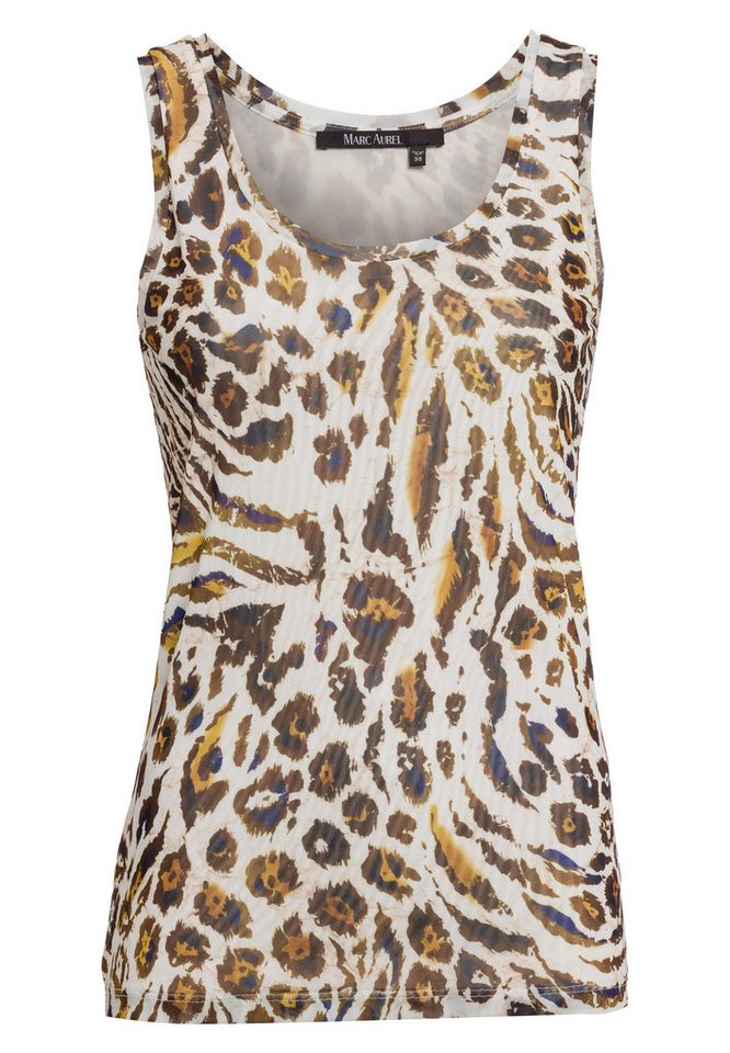 MARC AUREL Tanktop mit Leoprint von MARC AUREL