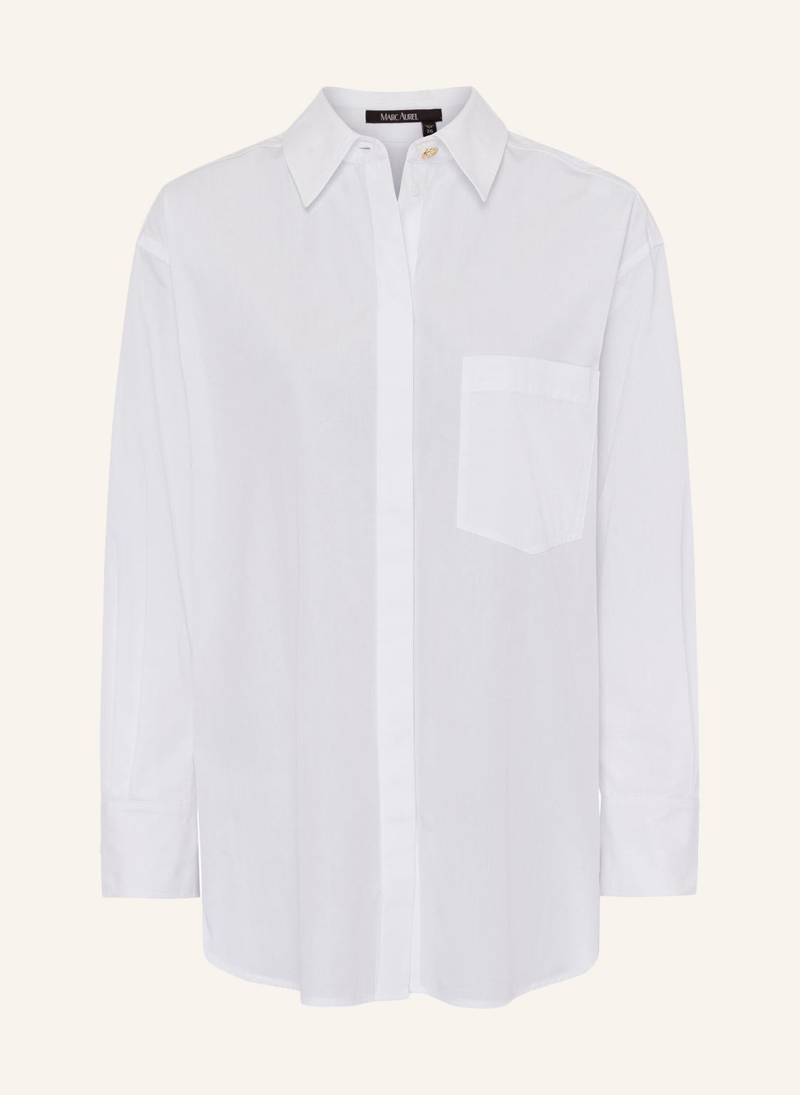 Marc Aurel Baumwollhemd weiss von MARC AUREL