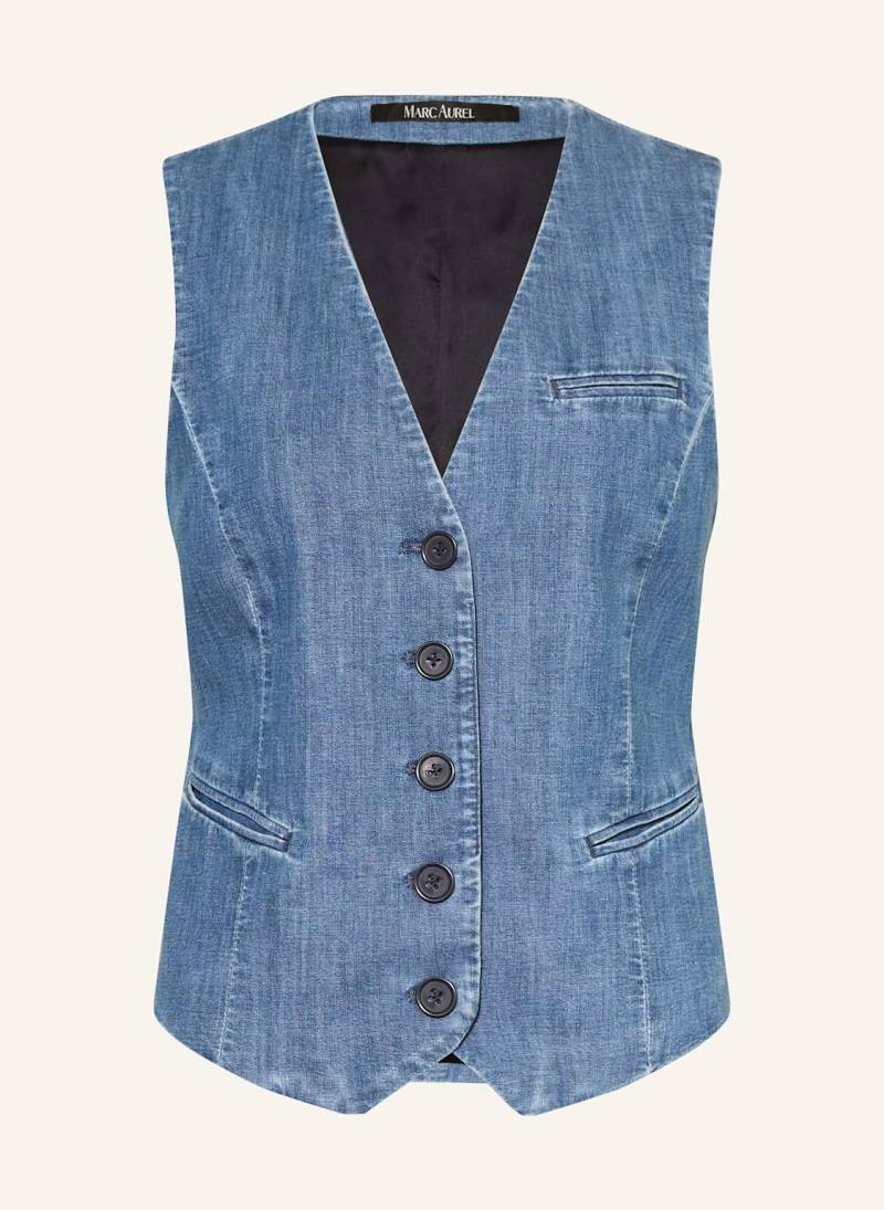 Marc Aurel Blazerweste In Jeansoptik blau von MARC AUREL