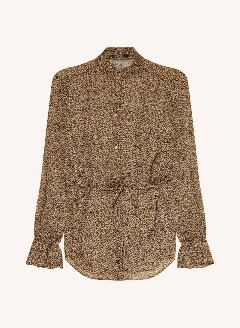Marc Aurel Bluse Mit Glitzergarn braun von MARC AUREL