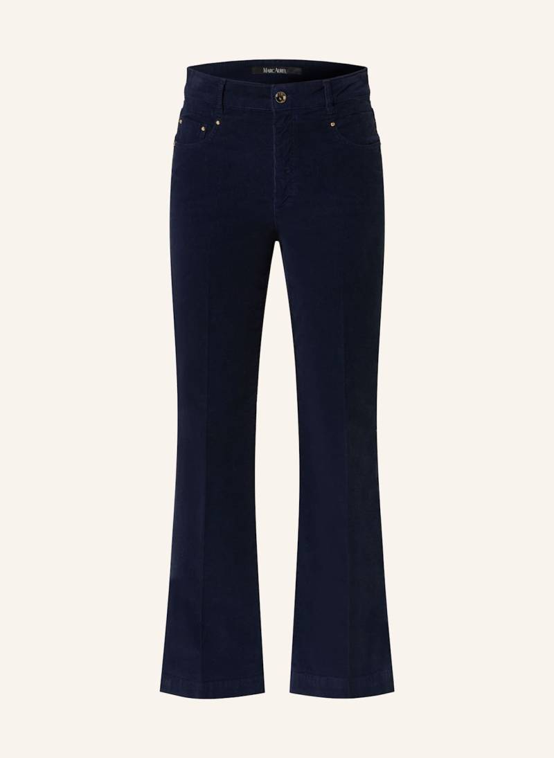 Marc Aurel Bootcut-Hose Aus Cord blau von MARC AUREL