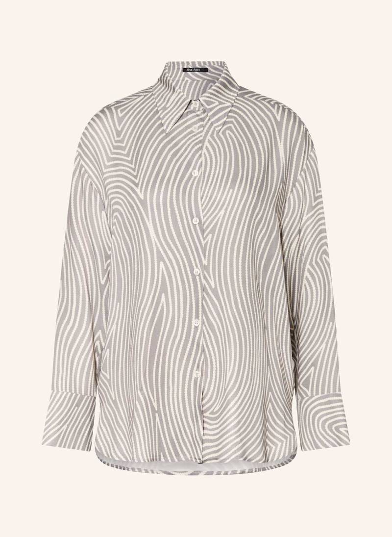 Marc Aurel Hemdbluse Aus Satin grau von MARC AUREL