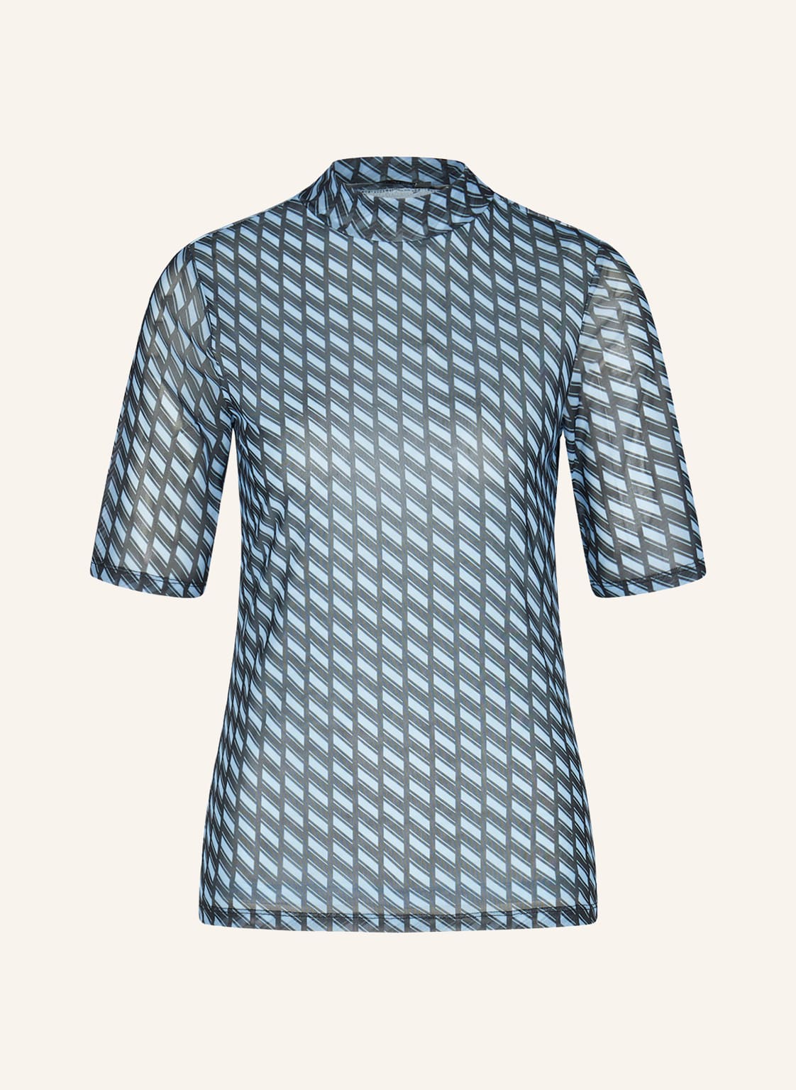 Marc Aurel Mesh-Shirt blau von MARC AUREL