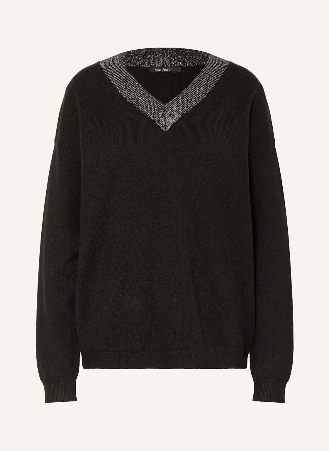 Marc Aurel Pullover Mit Glitzergarn schwarz von MARC AUREL