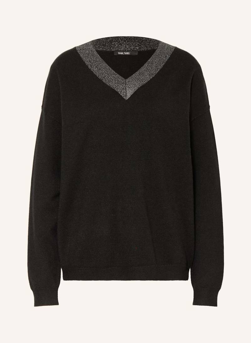 Marc Aurel Pullover Mit Glitzergarn schwarz von MARC AUREL