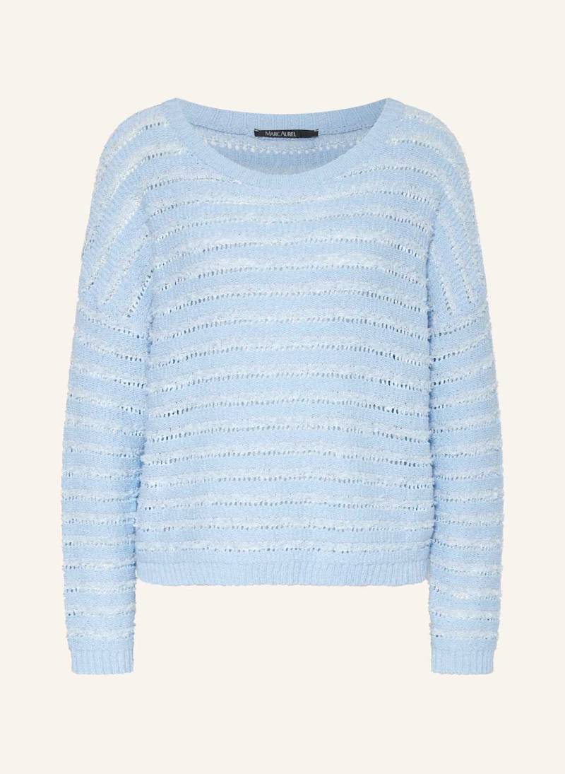 Marc Aurel Pullover Mit Pailletten blau von MARC AUREL