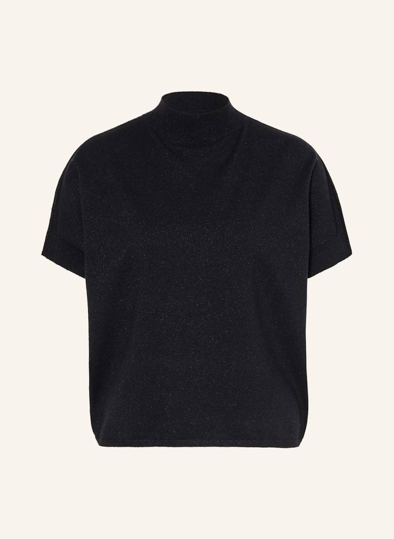 Marc Aurel Strickshirt Mit Glitzergarn schwarz von MARC AUREL