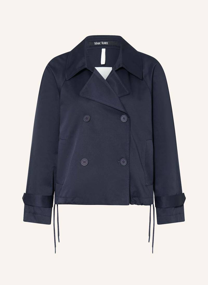 Marc Aurel Trench-Jacke blau von MARC AUREL