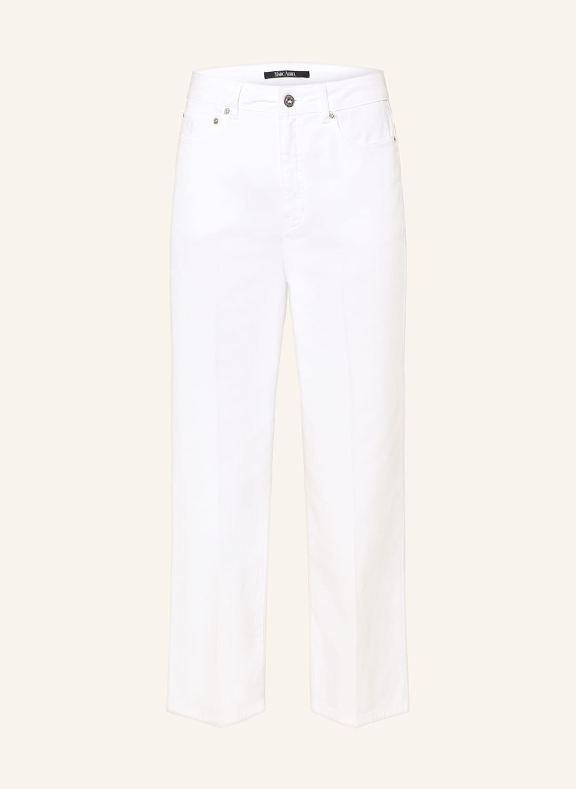 Marc Aurel Wide Leg Jeans weiss von MARC AUREL