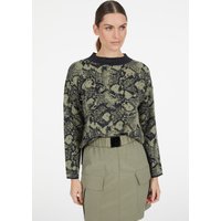 Pullover mit Lurex Snake-Jacquard von MARC AUREL