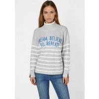 Pullover mit Motto-Stickerei von MARC AUREL