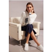 Pullover mit Wave-Intarsie von MARC AUREL