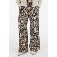 Pyjamahose mit Leoprint und Streifen von MARC AUREL