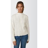 Rippen-Pullover mit Fransen von MARC AUREL