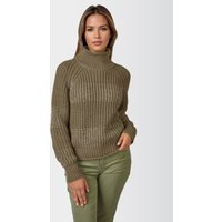 Rippen-Pullover mit Pailletten-Ringeln von MARC AUREL
