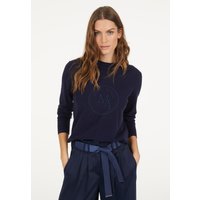 Rundhals Pullover mit Logo-Stickerei von MARC AUREL