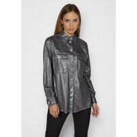 Überhemd aus Reptil-Imitat von MARC AUREL