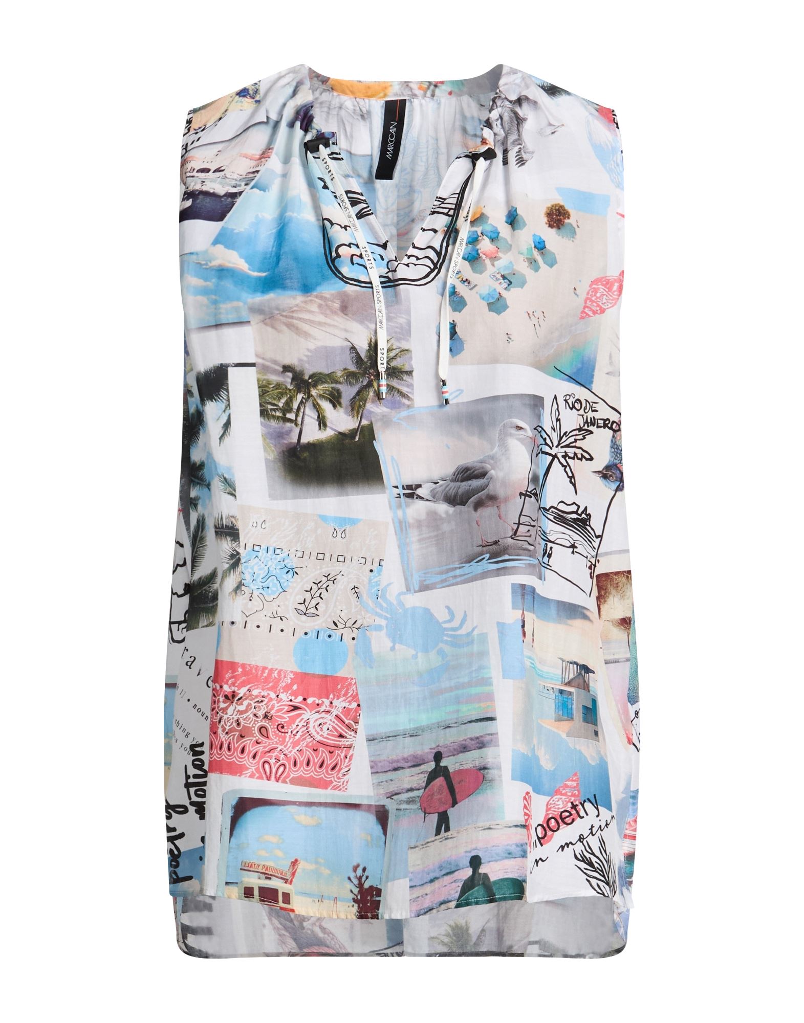 MARC CAIN SPORTS Top Damen Hellblau von MARC CAIN SPORTS