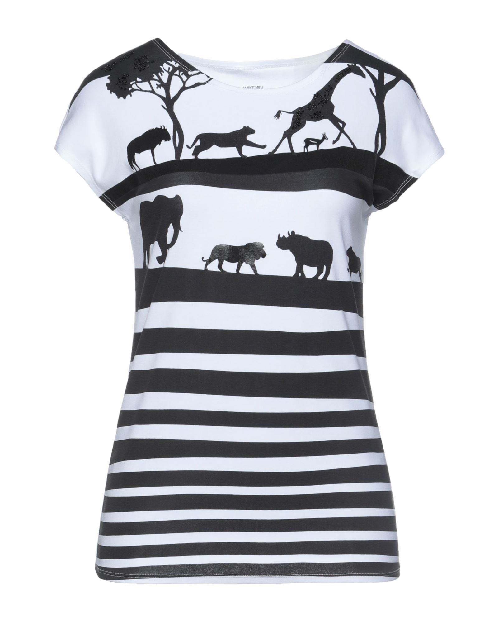 MARC CAIN T-shirts Damen Weiß von MARC CAIN