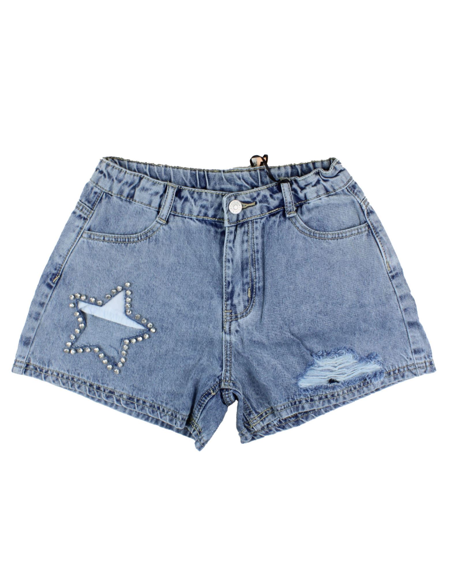 MARC ELLIS Jeansshorts Kinder Taubenblau von MARC ELLIS