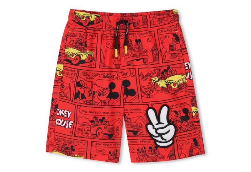 MARC JACOBS Badeshorts Marc Jacobs Kids Badeshorts – Comic-Print & Peace-Zeichen in Rot von MARC JACOBS