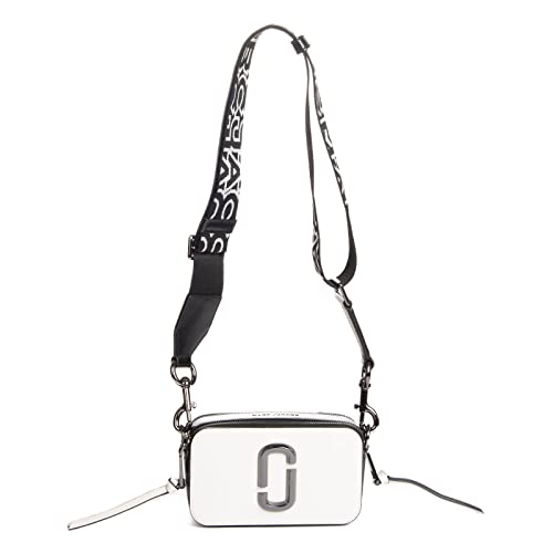MARC JACOBS Damen The Snapshot Bag, Black/White von Marc Jacobs