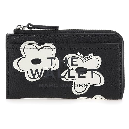 MARC JACOBS Damen The Top Zip Multi Wallet, Schwarz/Weiß von Marc Jacobs