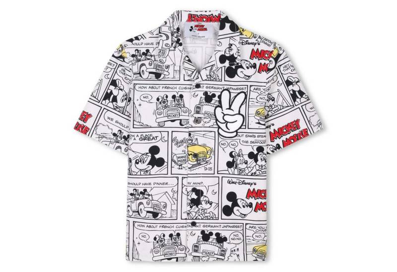 MARC JACOBS Kurzarmhemd Marc Jacobs Kids Disney Hemd – Comic-Print & Peace-Zeichen, kurzarm von MARC JACOBS
