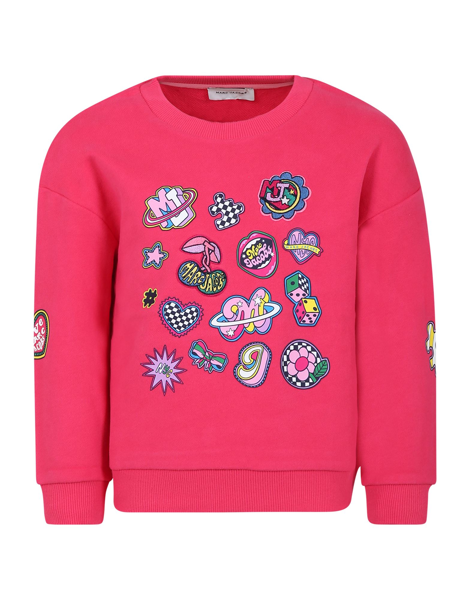 MARC JACOBS Sweatshirt Kinder Fuchsia von MARC JACOBS