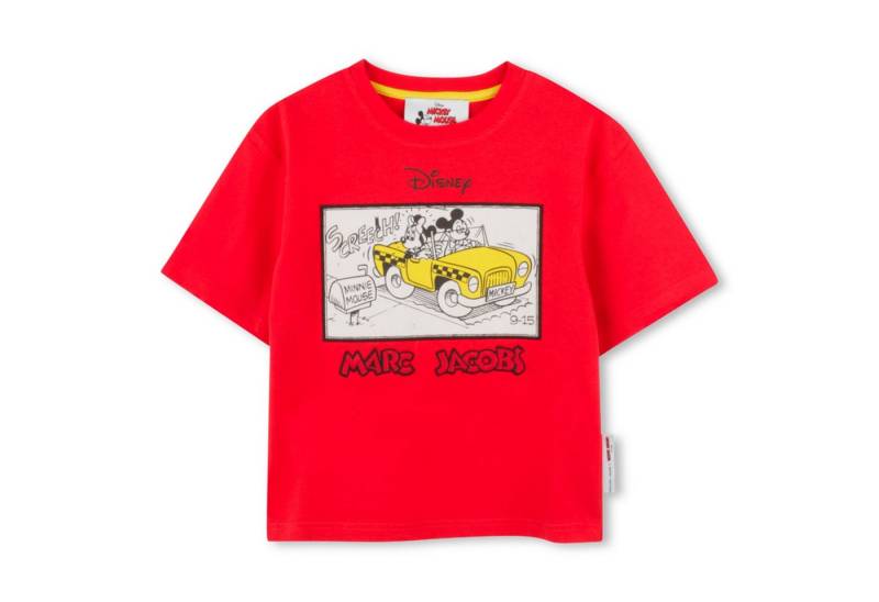 MARC JACOBS T-Shirt MARC JACOBS Kids x Disney T-Shirt – Micky & Minnie Taxi – Bright Red von MARC JACOBS