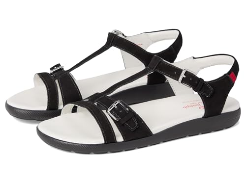 Marc Joseph New York Damen Bleecker Street Sandalen Flach, Black Italo Grainy, 39.5 EU Marc Joseph New York Damen Bleecker Street Sandalen Flach, Black Italo Grainy, 39.5 EU von MARC JOSEPH NEW YORK