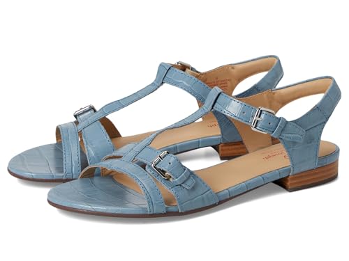 Marc Joseph New York Damen Terrace Street Sandalen Flach, Ocean Breeze Croco, 39 EU Marc Joseph New York Damen Terrace Street Sandalen Flach, Ocean Breeze Croco, 39 EU von MARC JOSEPH NEW YORK