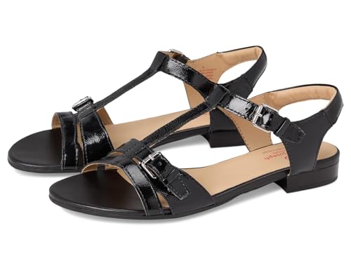 Marc Joseph New York Damen Terrace Street Sandalen Flach, Schwarzes Svelte-Patent, 41 EU Marc Joseph New York Damen Terrace Street Sandalen Flach, Schwarzes Svelte-Patent, 41 EU von MARC JOSEPH NEW YORK