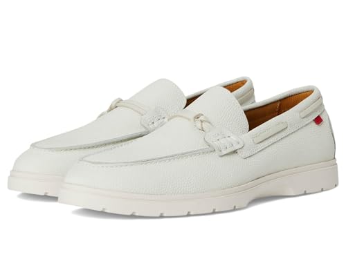 Marc Joseph New York Herren Brenton Pl Loafer Flat, White Pebble, 45 EU von MARC JOSEPH NEW YORK