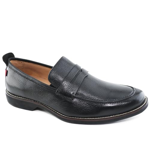 Marc Joseph New York Herren Casual Slip on Leder Penny Loafer, Black Napa Soft, 45 EU Marc Joseph New York Herren Casual Slip on Leder Penny Loafer, Black Napa Soft, 45 EU von MARC JOSEPH NEW YORK