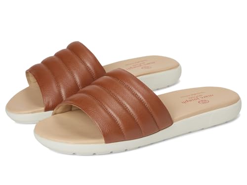 Marc Joseph New York South Street Slide Flache Sandalen für Damen, Cognac Napa Soft, 42 EU von MARC JOSEPH NEW YORK