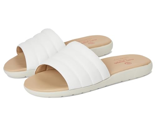 Marc Joseph New York South Street Slide Flache Sandalen für Damen, White Napa Soft, 40 EU Marc Joseph New York South Street Slide Flache Sandalen für Damen, White Napa Soft, 40 EU von MARC JOSEPH NEW YORK