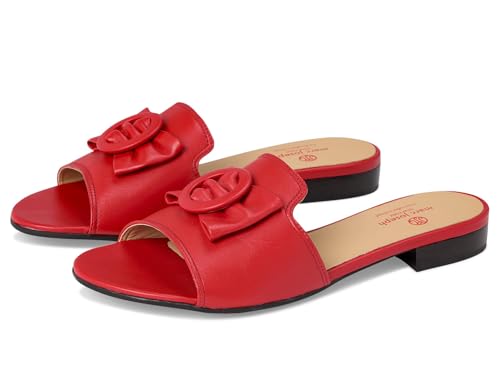 Marc Joseph New York Walcott Ave Flache Sandalen für Damen, Scarlet Napa, 39 EU Marc Joseph New York Walcott Ave Flache Sandalen für Damen, Scarlet Napa, 39 EU von MARC JOSEPH NEW YORK