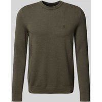 Marc O'Polo Regular Fit Pullover aus reiner Baumwolle in Oliv, Größe XXXL von Marc O'Polo