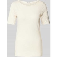 Marc O'Polo Regular Fit T-Shirt aus weichem Baumwoll-Slub-Jersey in Ecru, Größe XXL von Marc O'Polo