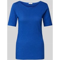 Marc O'Polo Regular Fit T-Shirt aus weichem Baumwoll-Slub-Jersey in Royal, Größe XXL von Marc O'Polo